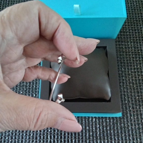 Birks Sterling Silver Cluster Stud Bracelet S/M - Picture 7 of 7